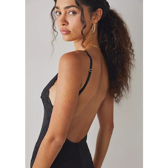 WE are HAH by Free People Back Off BodySuit |  Size Large - Picture 2 of 3